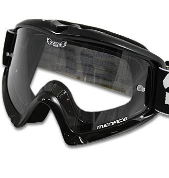 Zac Dirtbike Goggles - Menace Black - Click Image to Close